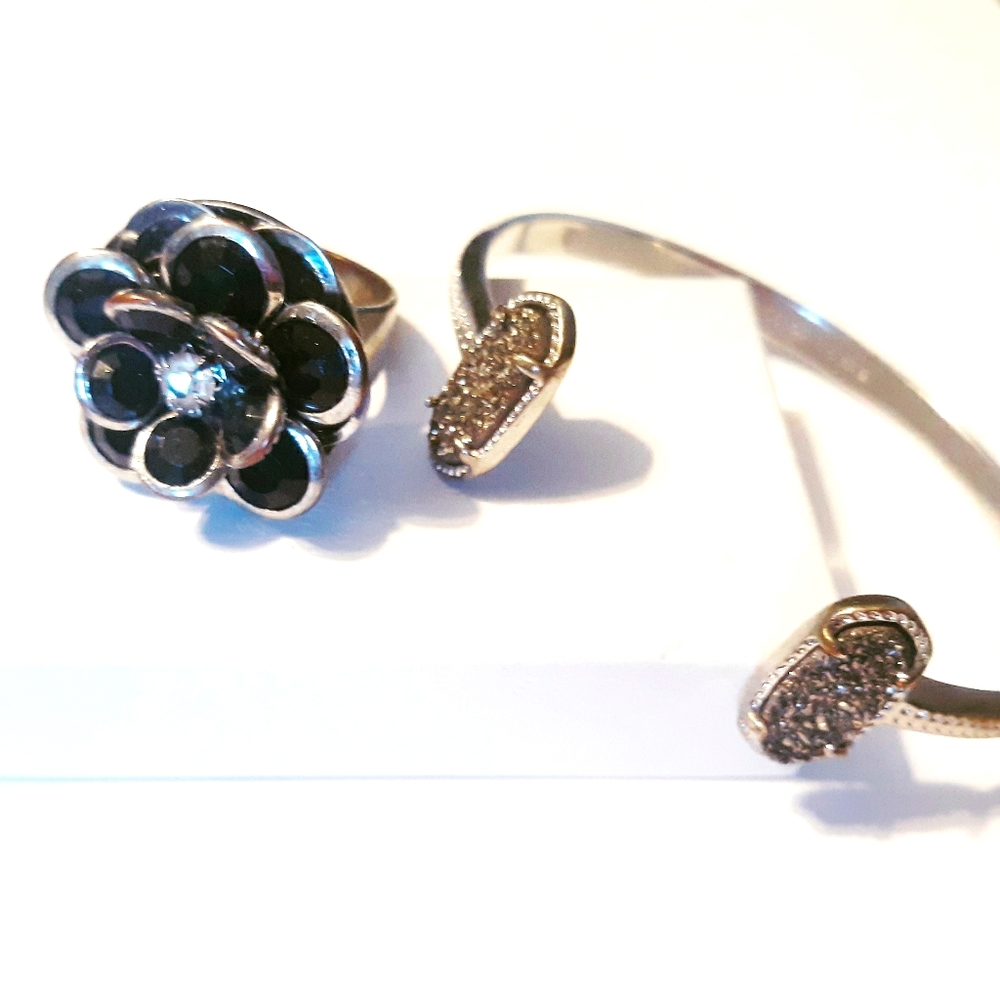 Bangle And Rose Ring